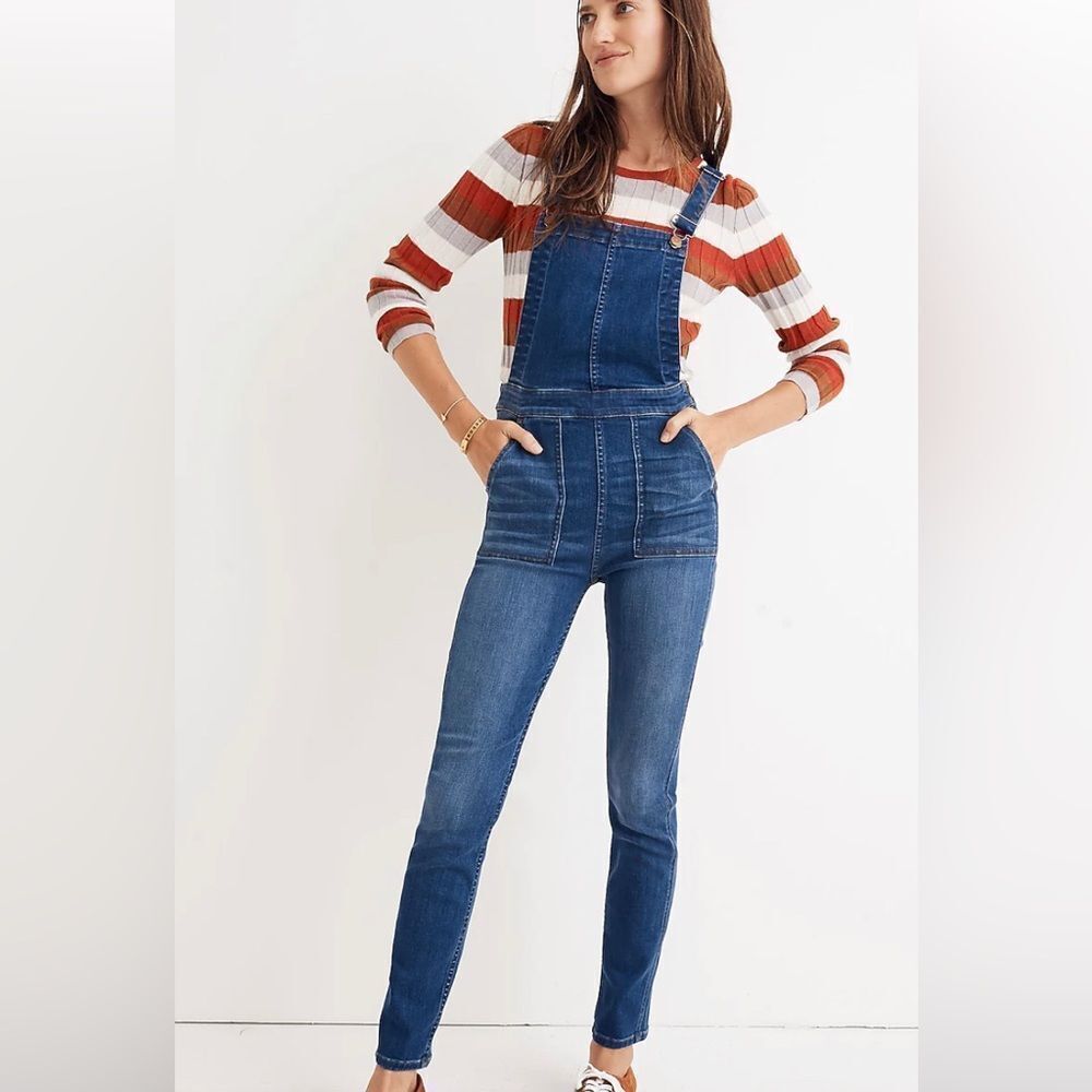 MADEWELL SKINNY DEMIN OVERALL SIZE S